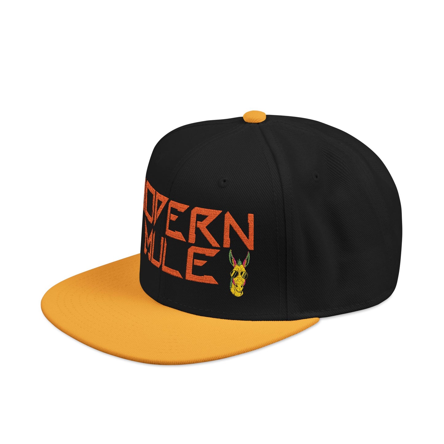 Snapback Hat — "Modern Mule Haulin' Auss" Embroidered Diesel Truck Design