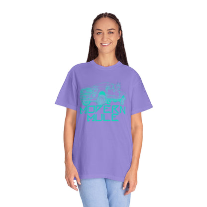 Modern Mule Truck T-Shirt — 'Modern Mule' Graphic Tee with Mini Donkey Back Art