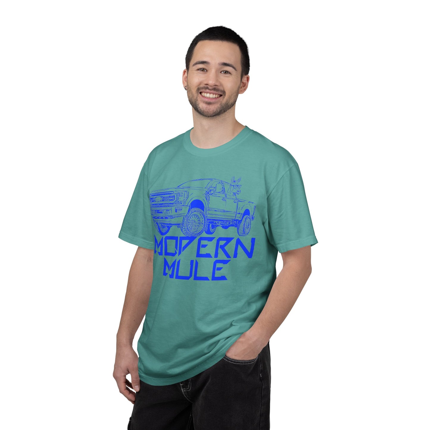 Modern Mule Truck T-Shirt — Crewneck Graphic Tee for Truck Lovers