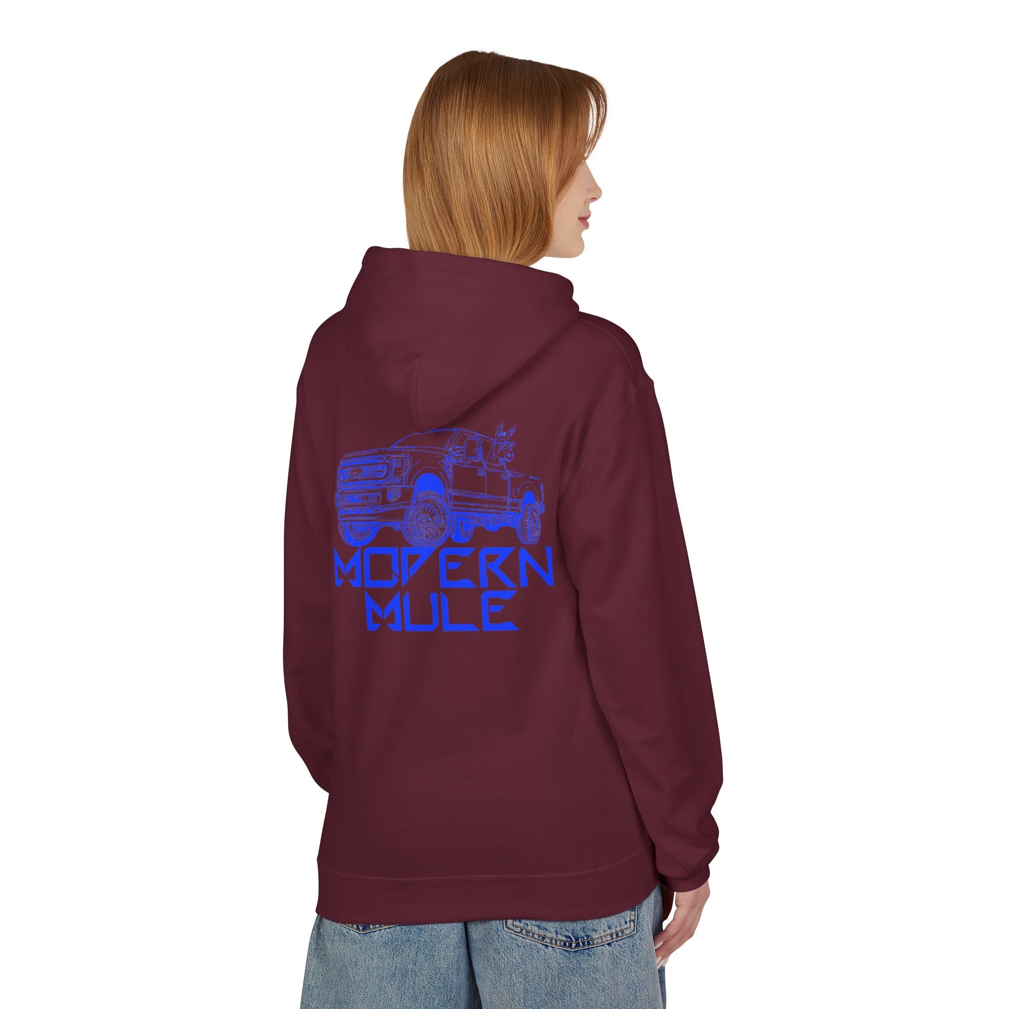 Power Stroke Modern Mule Hoodie — Ford Diesel Fan Pullover