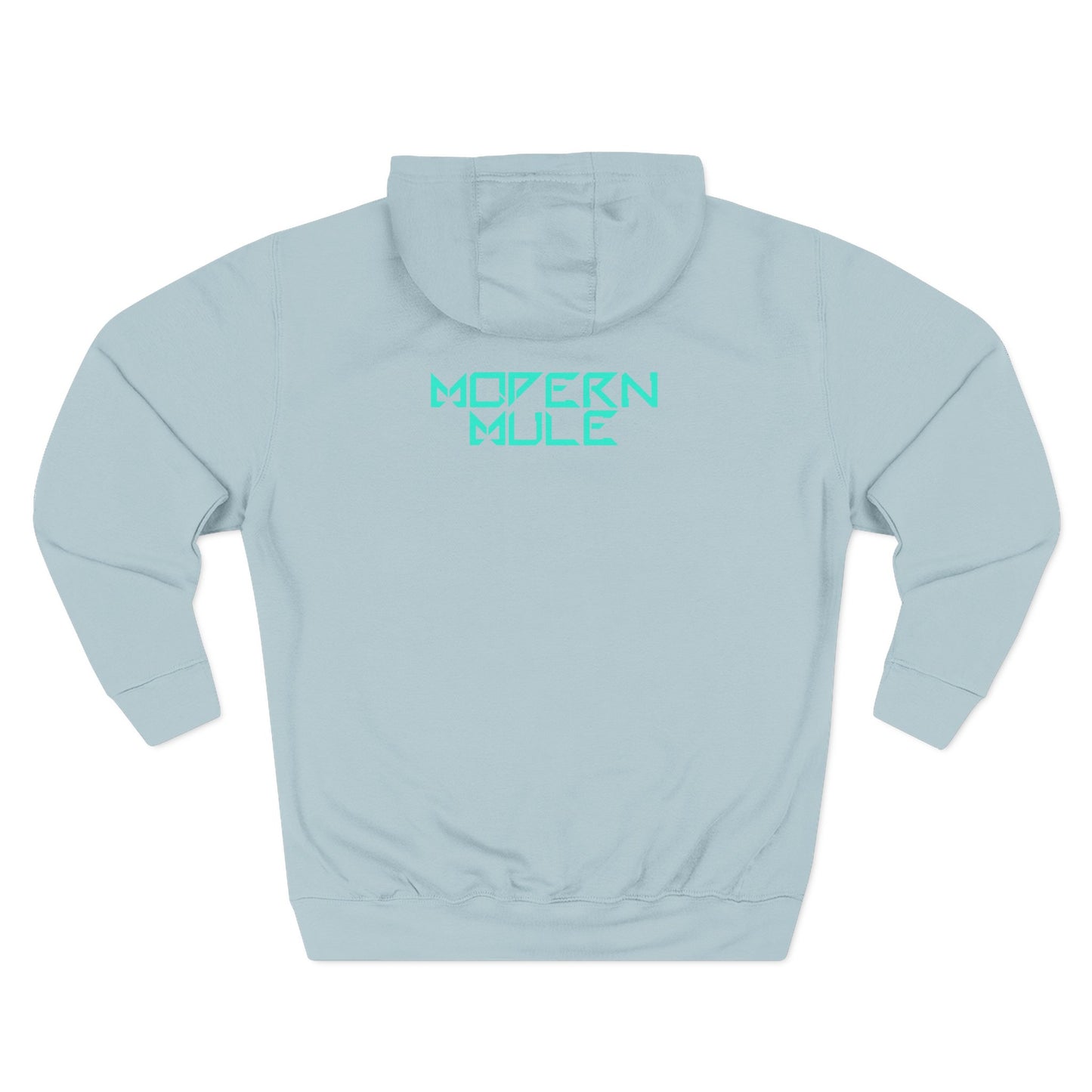 Modern Mule Logo Hoodie — Minimal Graphic Fleece Pullover