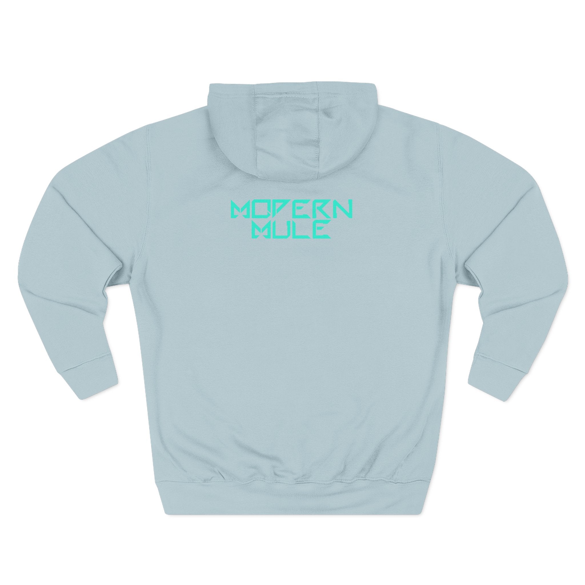 Modern Mule Logo Hoodie — Minimal Graphic Fleece Pullover