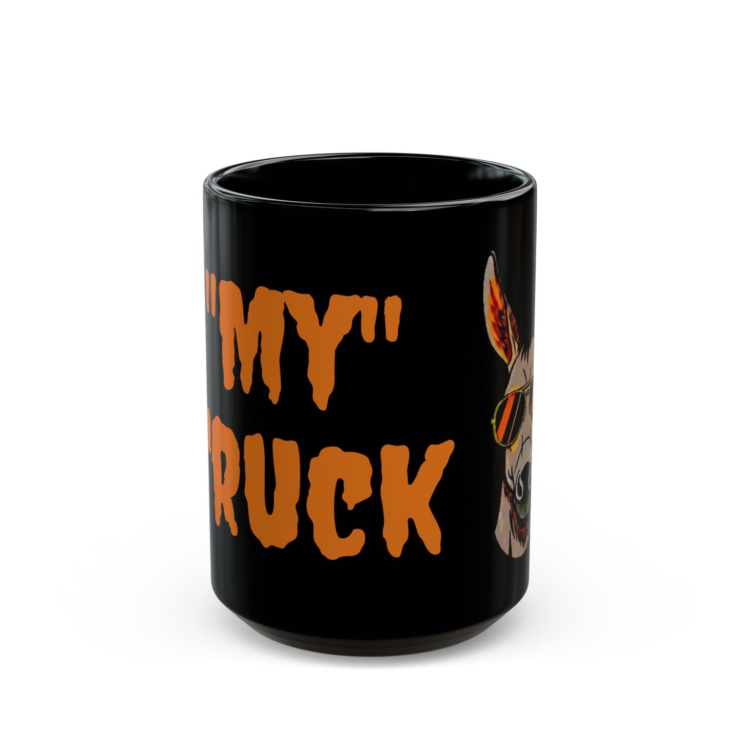 Funny Donkey Coffee Mug — "Don’t Mess With My" Graphic Black Mug (11oz & 15oz)