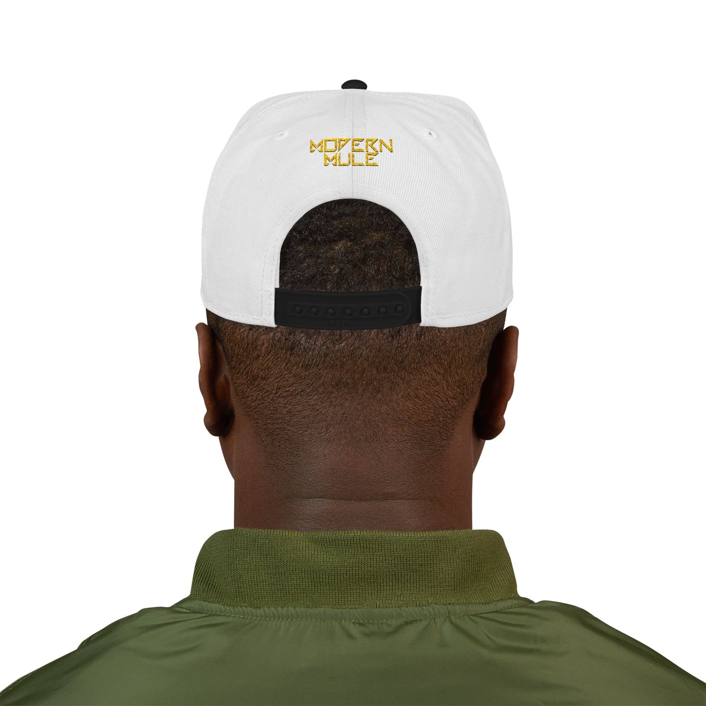 Embroidered Snapback Hat — Modern Mule Logo