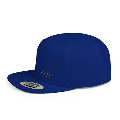 Modern Mule Flat Bill Snapback Hat — Minimal Embroidered Streetwear Cap