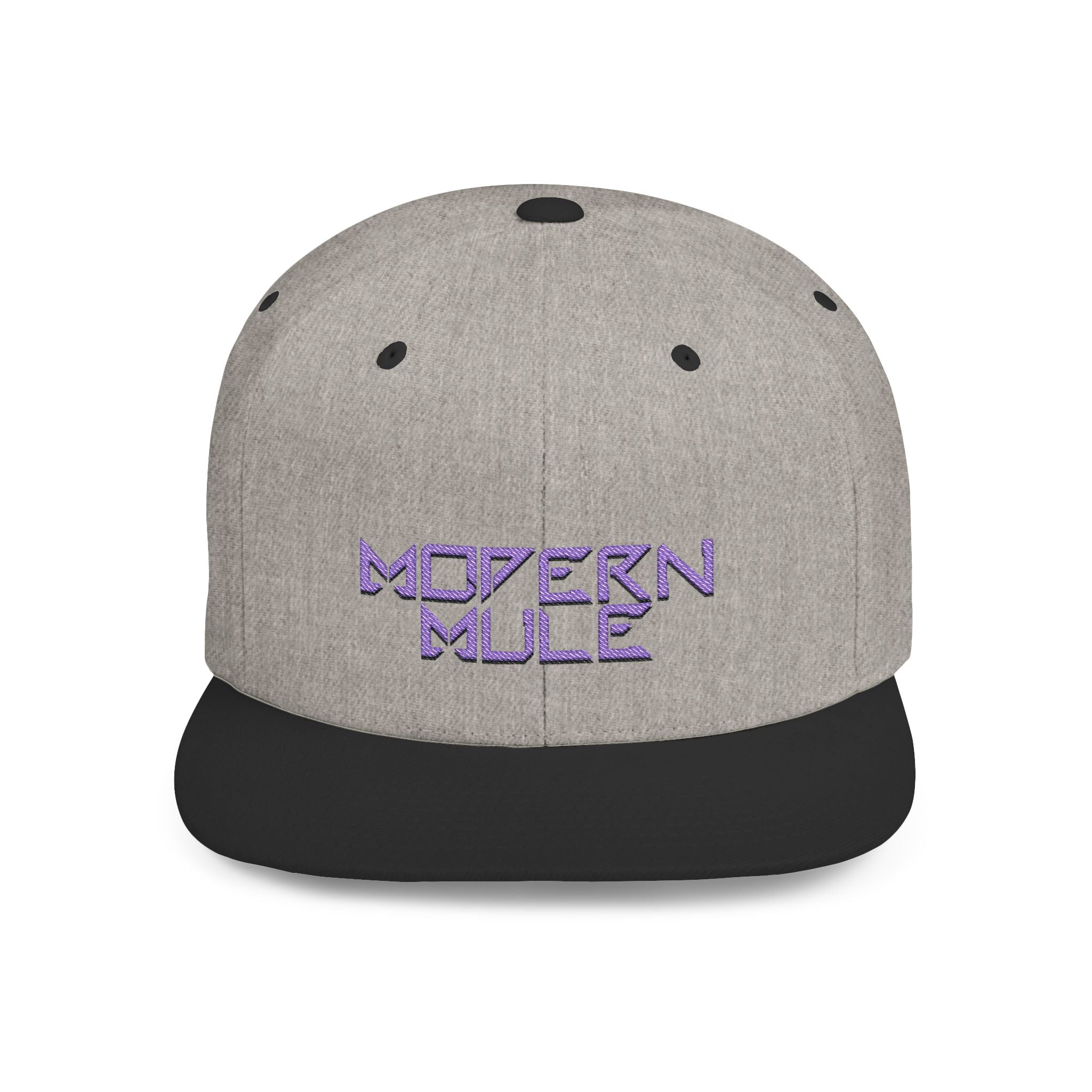 Royal Blue Logo Flat Bill Snapback — mdern mule Hat