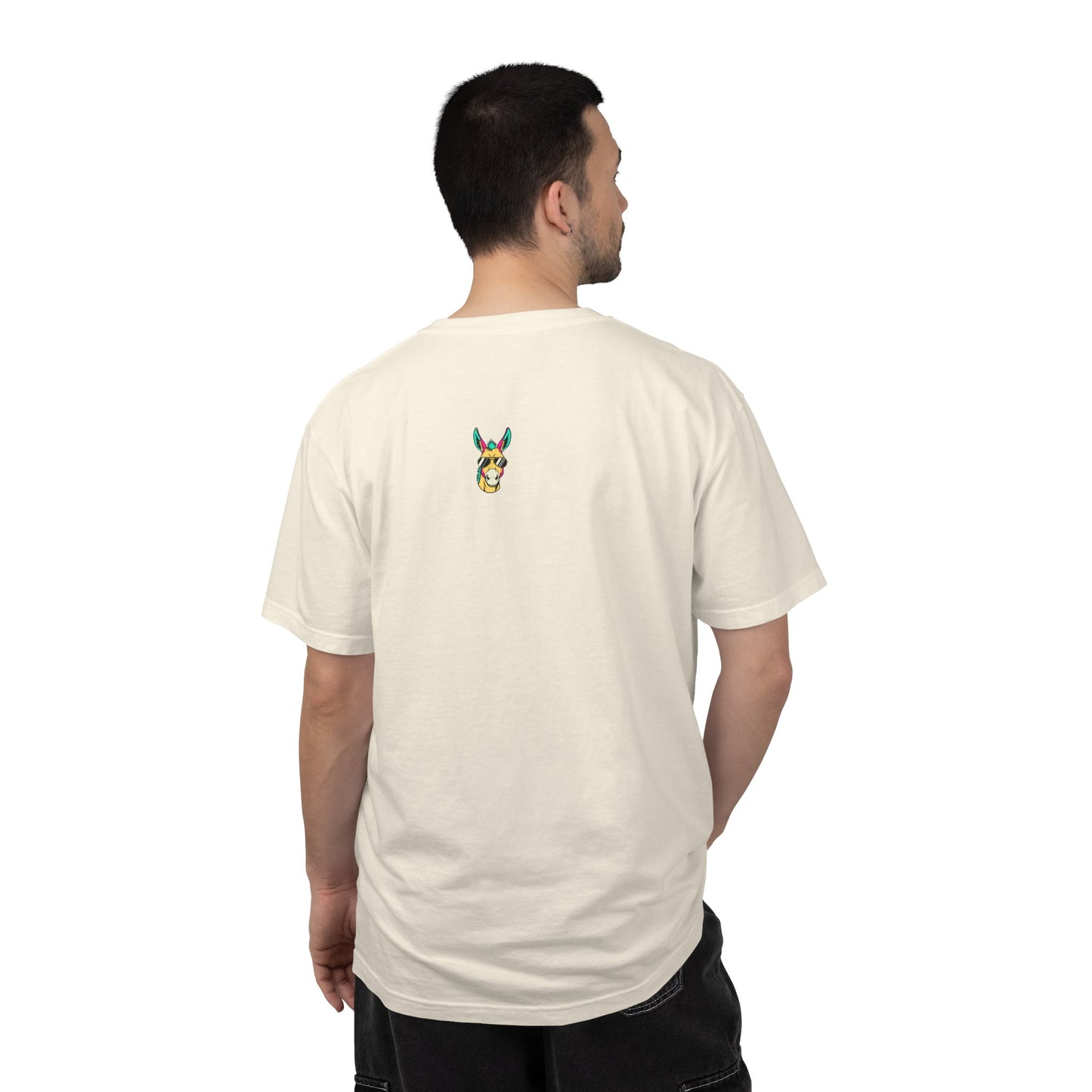 Modern Mule Truck T-Shirt — 'Modern Mule' Graphic Tee with Mini Donkey Back Art
