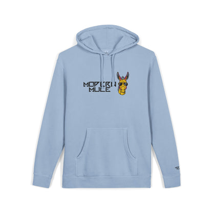Modern Mule Funny Hoodie — Pigment-Dyed Casual Pullover