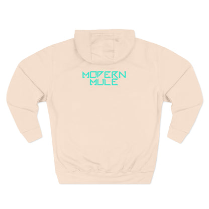 Modern Mule Logo Hoodie — Minimal Graphic Fleece Pullover