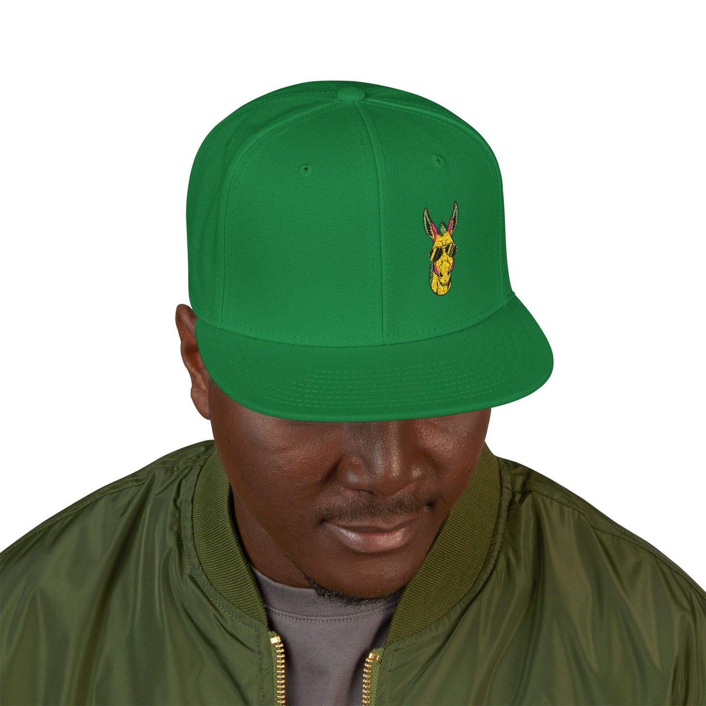 Embroidered Snapback Hat — Modern Mule Logo