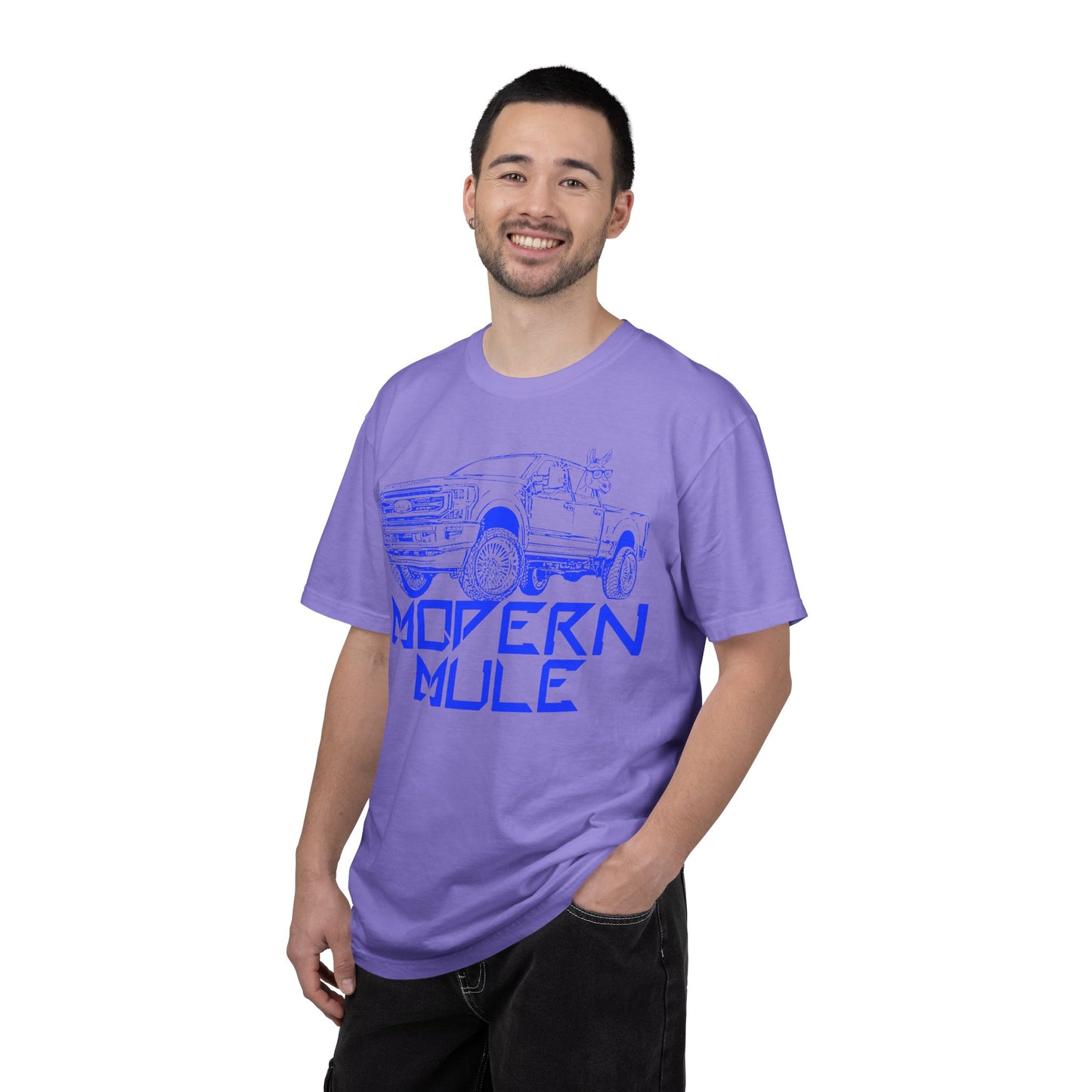 Modern Mule Truck T-Shirt — Crewneck Graphic Tee for Truck Lovers