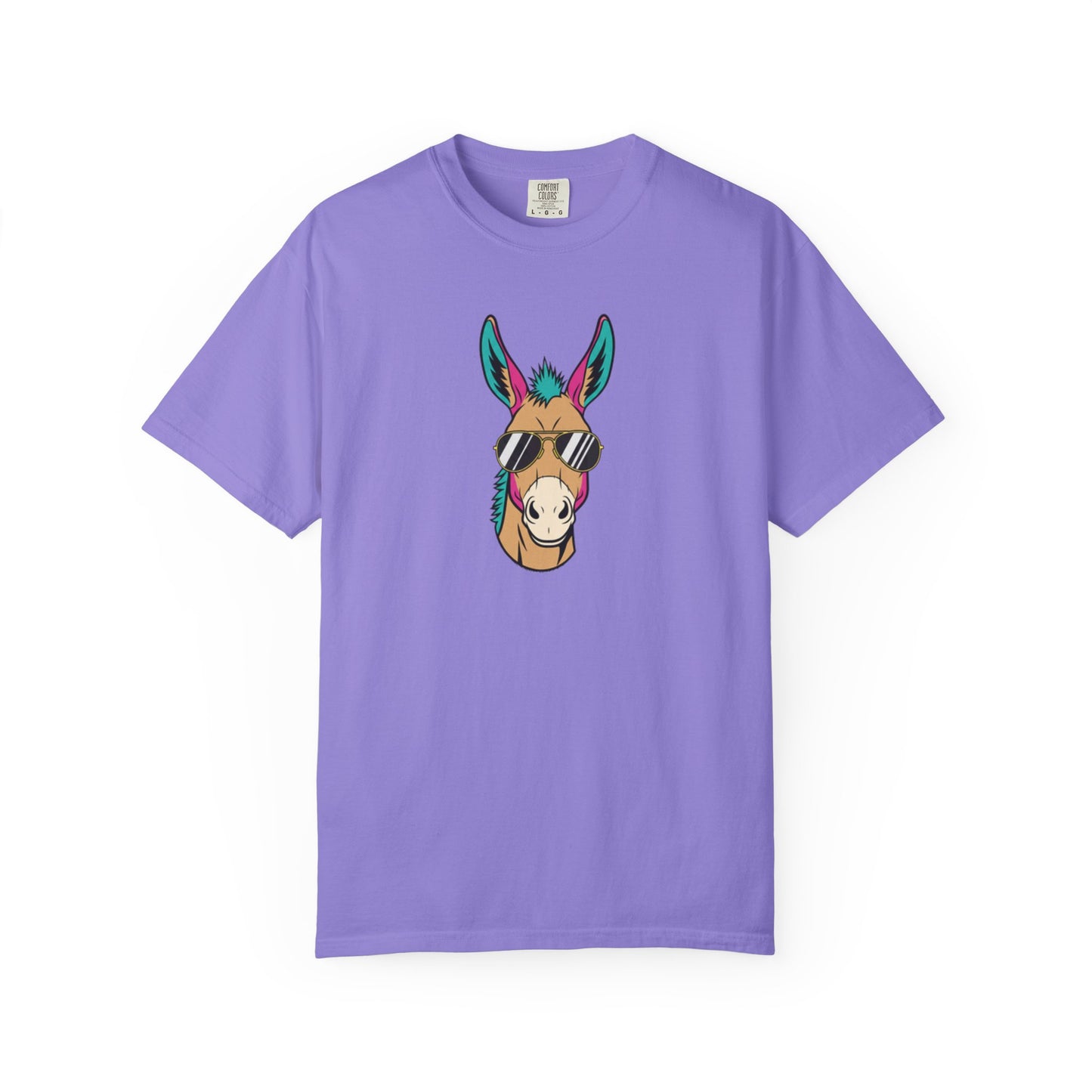 Funny Donkey Head with Glasses T-Shirt
