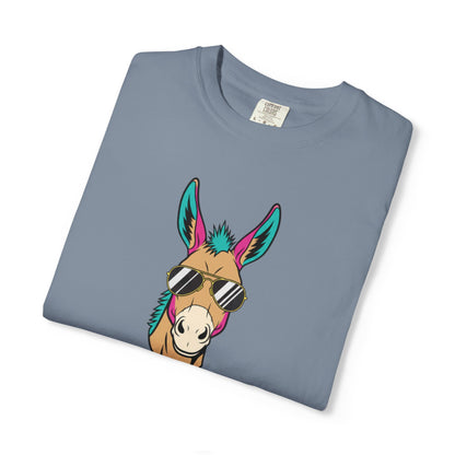Funny Donkey Head with Glasses T-Shirt
