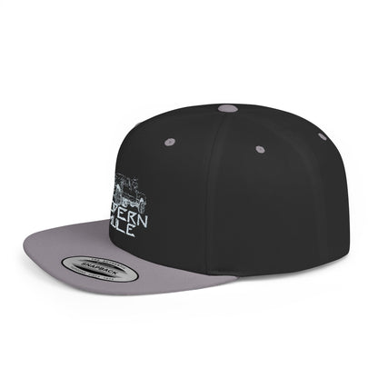 Teal Emblem Ford Diesel Truck Flat Bill Snapback — "Modern Mule"