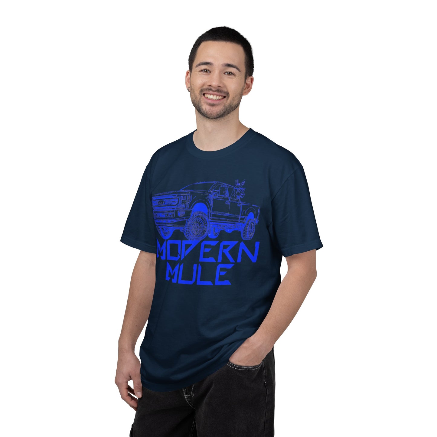 Modern Mule Truck T-Shirt — Crewneck Graphic Tee for Truck Lovers