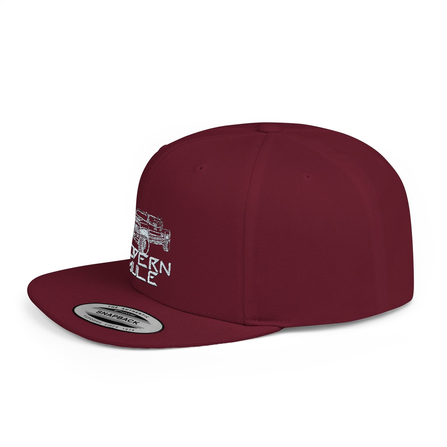 Flat Bill Snapback — "Ford Power Strock" Diesel Horse & Donkey Hat