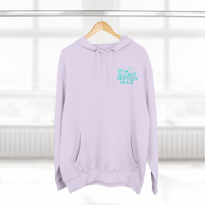 Modern Mule Logo Hoodie — Minimal Graphic Fleece Pullover