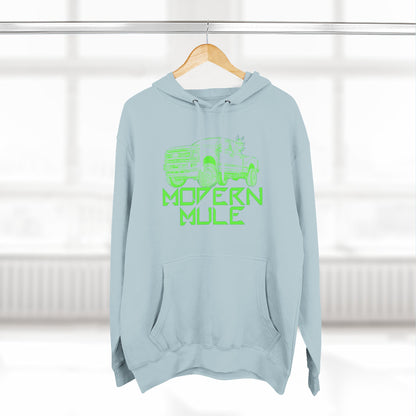 Three-Panel Fleece Hoodie