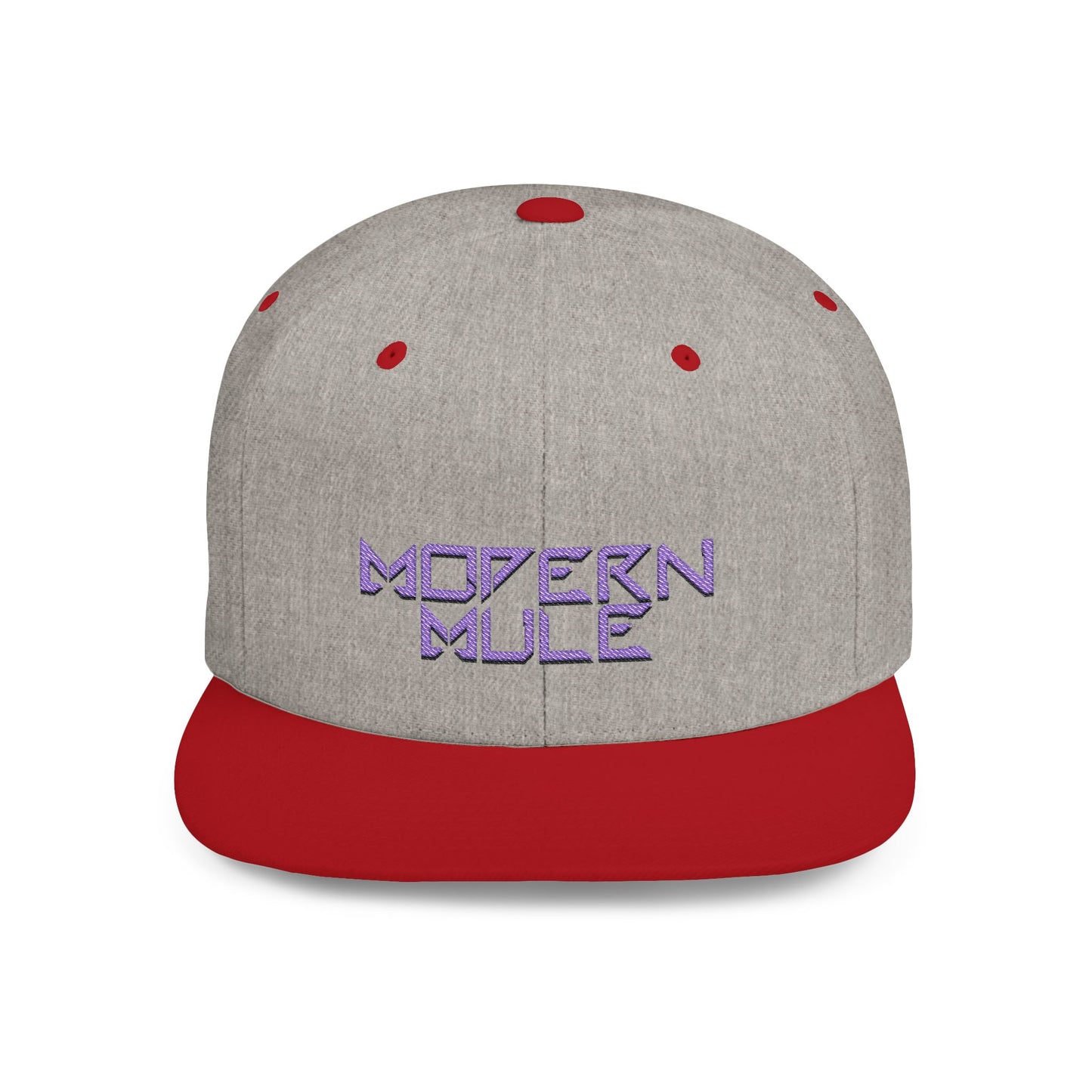 Royal Blue Logo Flat Bill Snapback — mdern mule Hat