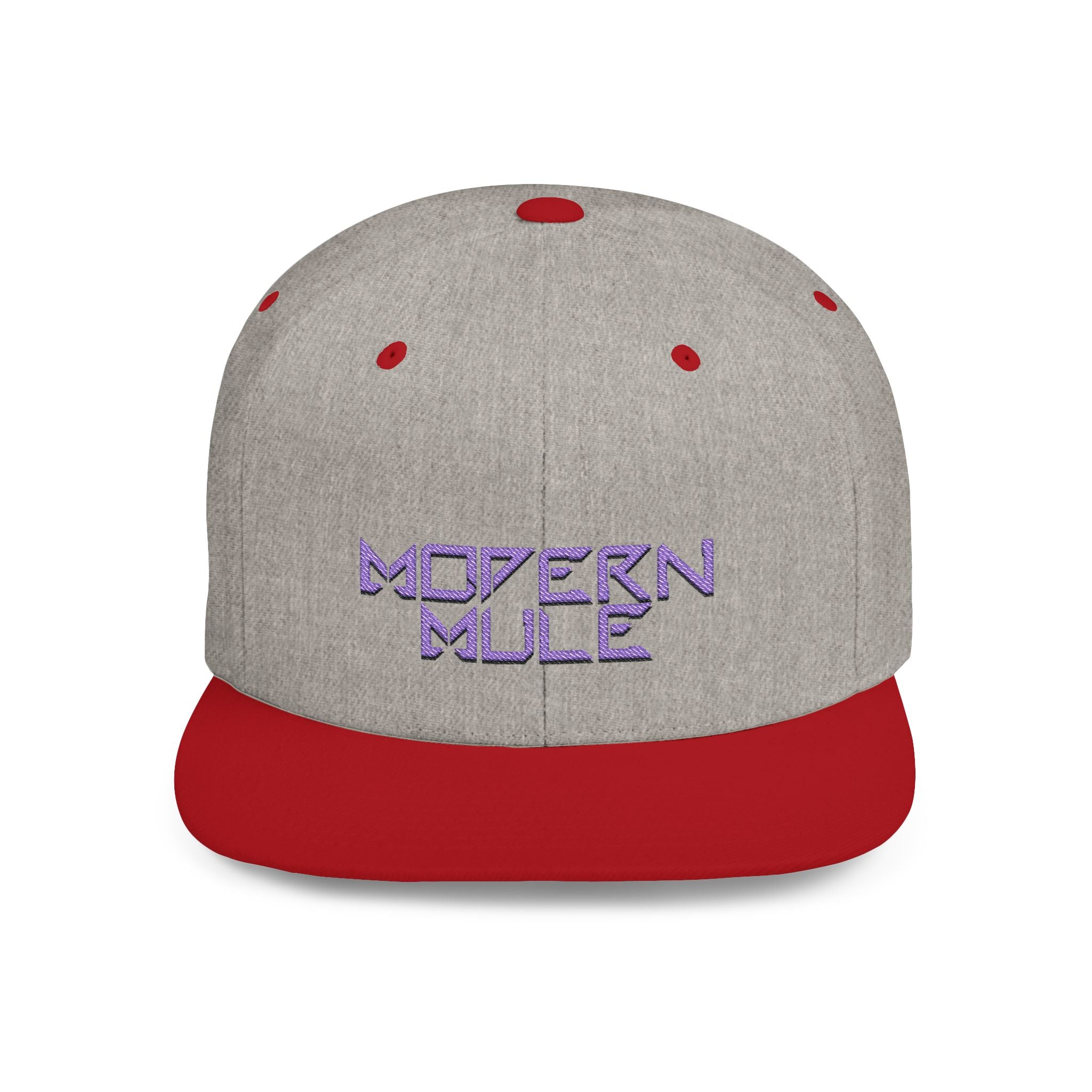 Royal Blue Logo Flat Bill Snapback — mdern mule Hat