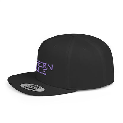 Royal Blue Logo Flat Bill Snapback — mdern mule Hat