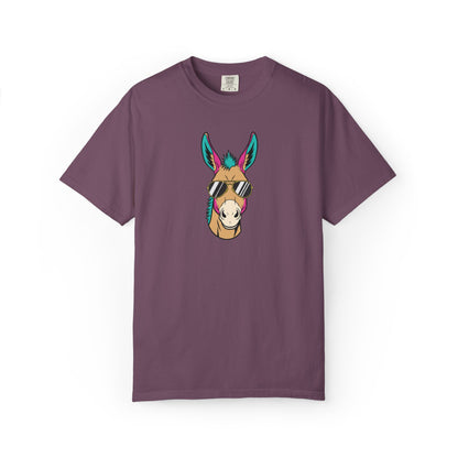 Funny Donkey Head with Glasses T-Shirt