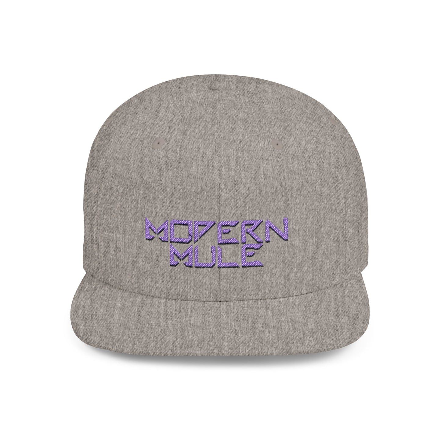 Royal Blue Logo Flat Bill Snapback — mdern mule Hat