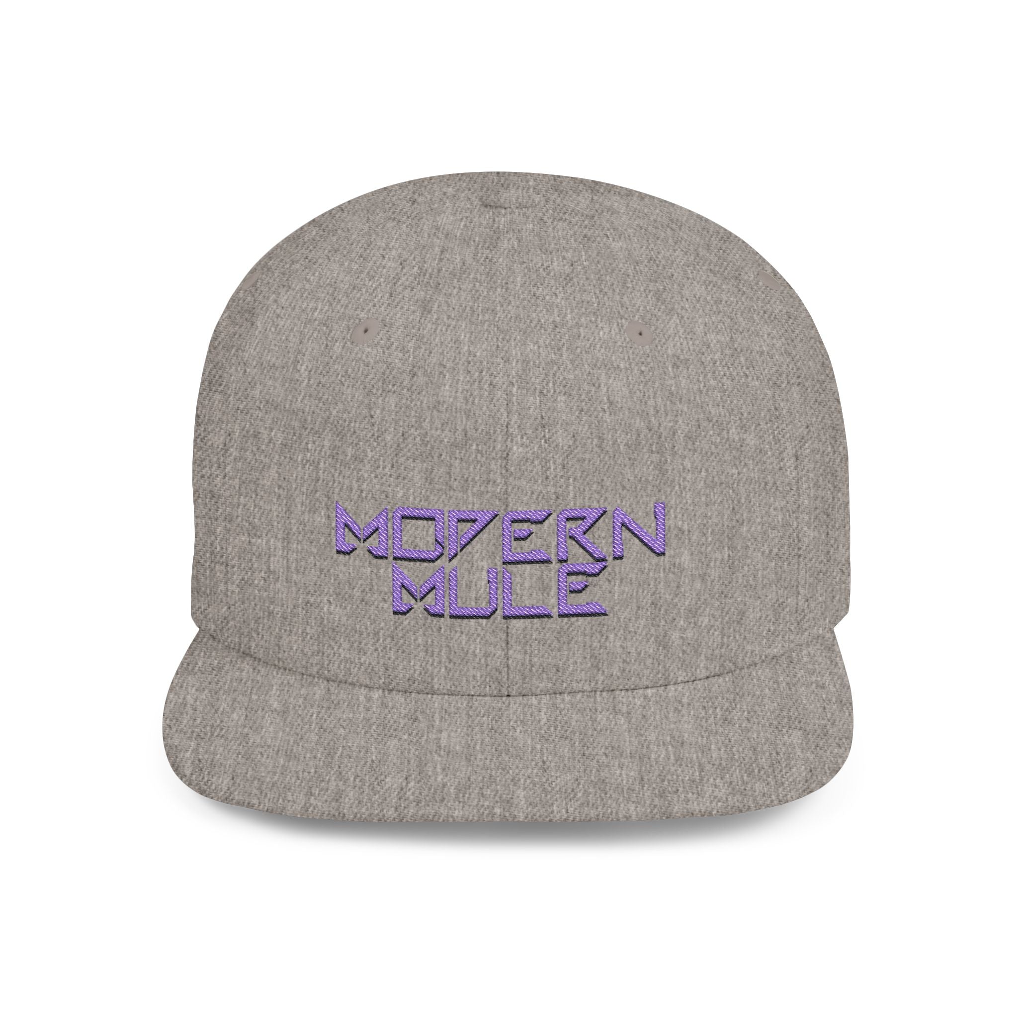 Royal Blue Logo Flat Bill Snapback — mdern mule Hat