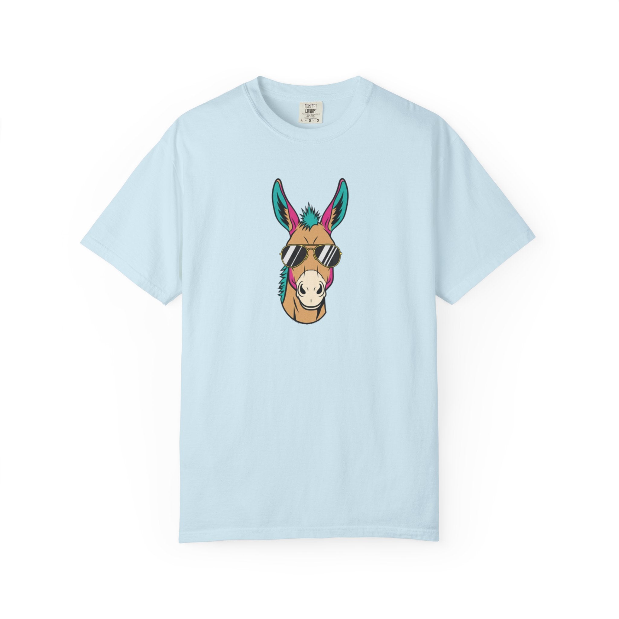 Funny Donkey Head with Glasses T-Shirt