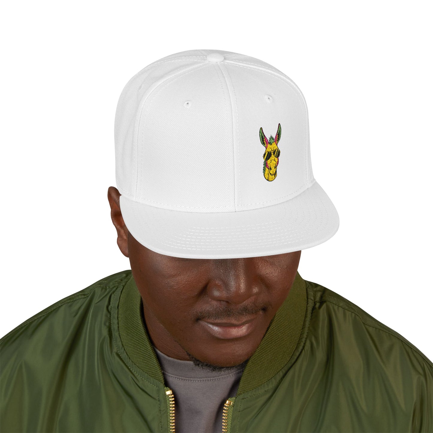 Embroidered Snapback Hat — Modern Mule Logo