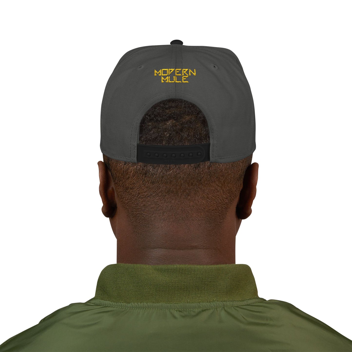 Embroidered Snapback Hat — Modern Mule Logo