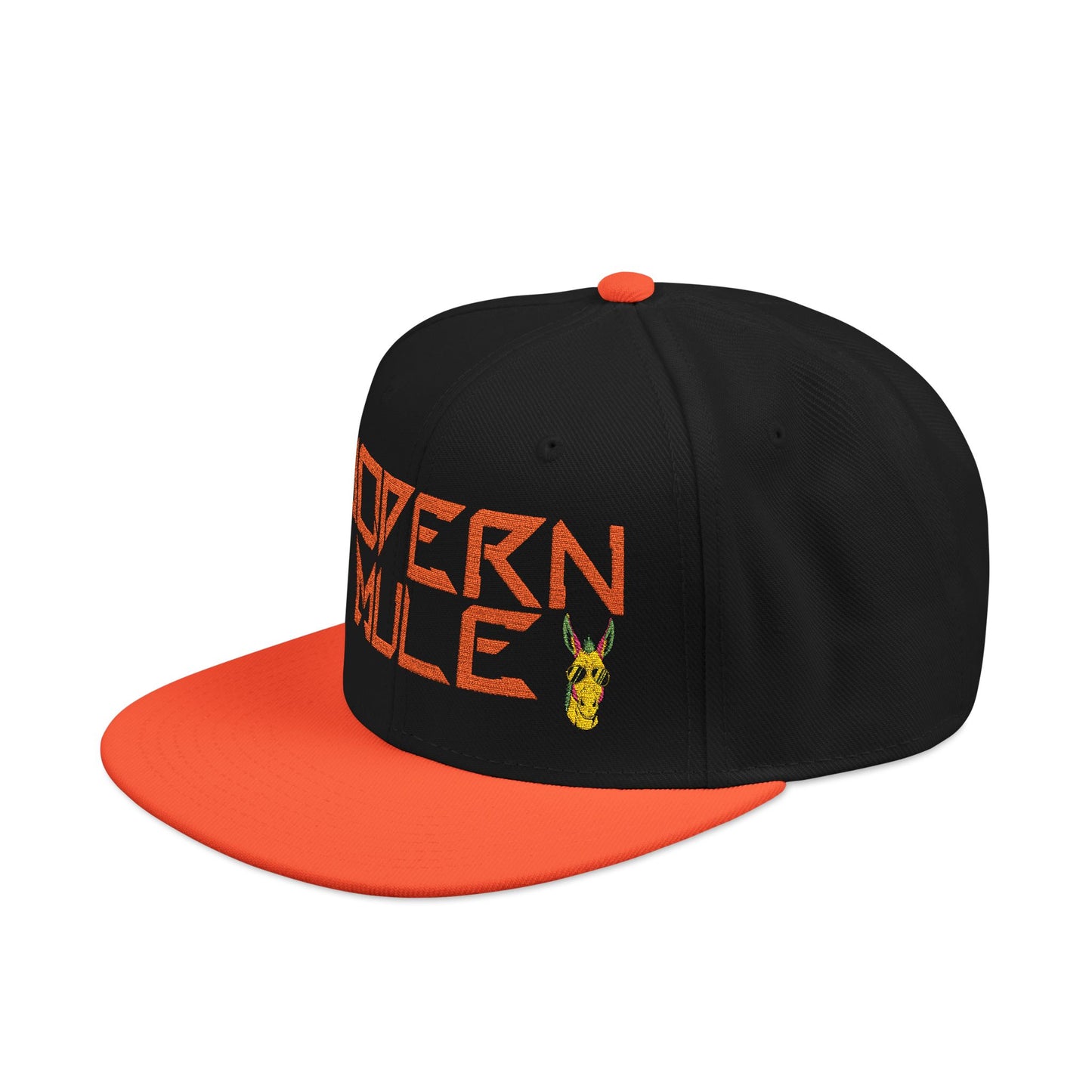 Snapback Hat — "Modern Mule Haulin' Auss" Embroidered Diesel Truck Design