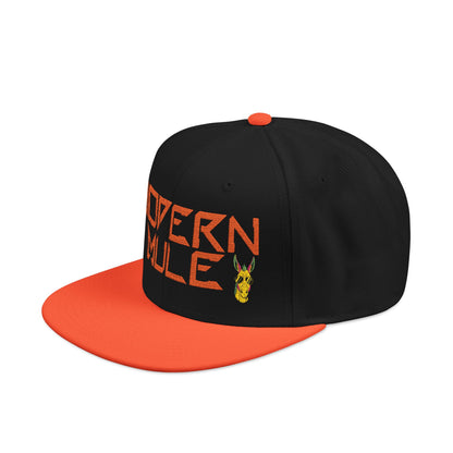Snapback Hat — "Modern Mule Haulin' Auss" Embroidered Diesel Truck Design
