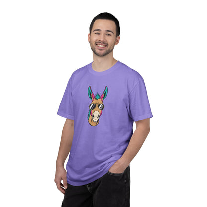 Funny Donkey Head with Glasses T-Shirt