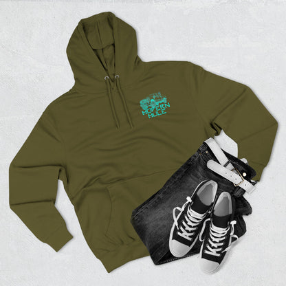Modern Mule Logo Hoodie — Minimal Graphic Fleece Pullover