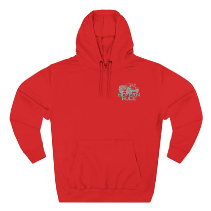 Modern Mule Logo Hoodie — Minimal Graphic Fleece Pullover