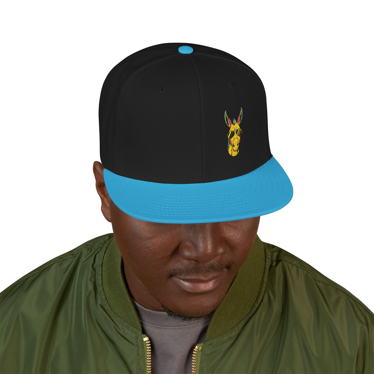 Embroidered Snapback Hat — Modern Mule Logo