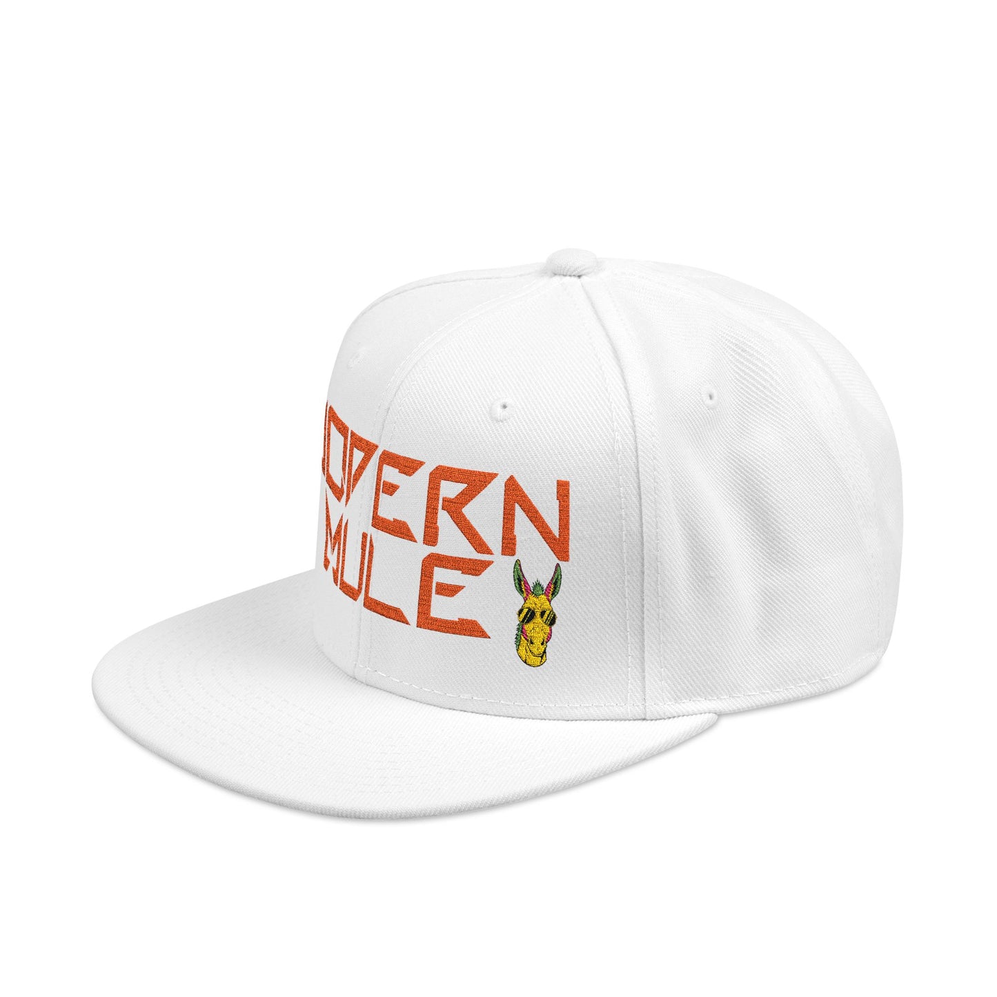 Snapback Hat — "Modern Mule Haulin' Auss" Embroidered Diesel Truck Design
