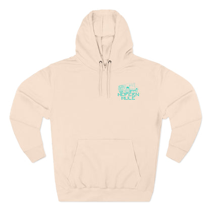 Modern Mule Logo Hoodie — Minimal Graphic Fleece Pullover