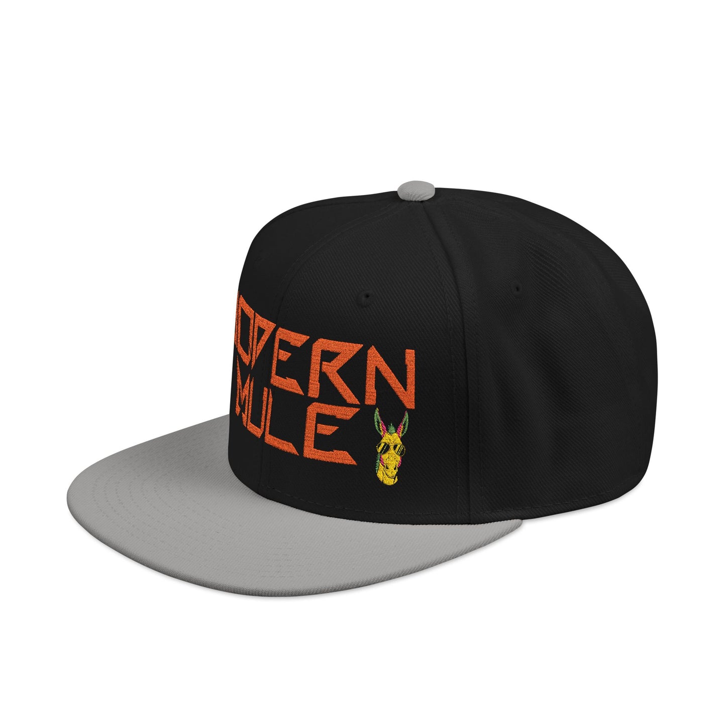 Snapback Hat — "Modern Mule Haulin' Auss" Embroidered Diesel Truck Design