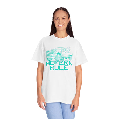 Modern Mule Truck T-Shirt — 'Modern Mule' Graphic Tee with Mini Donkey Back Art
