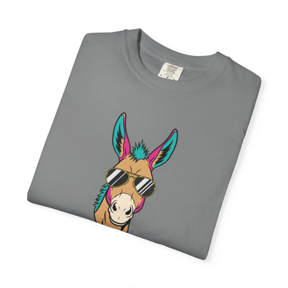 Funny Donkey Head with Glasses T-Shirt