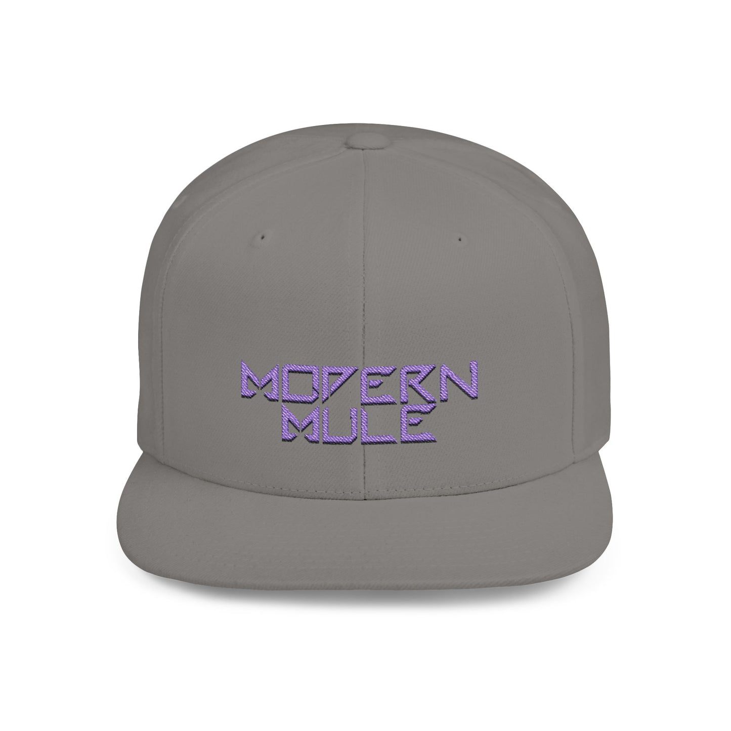 Royal Blue Logo Flat Bill Snapback — mdern mule Hat