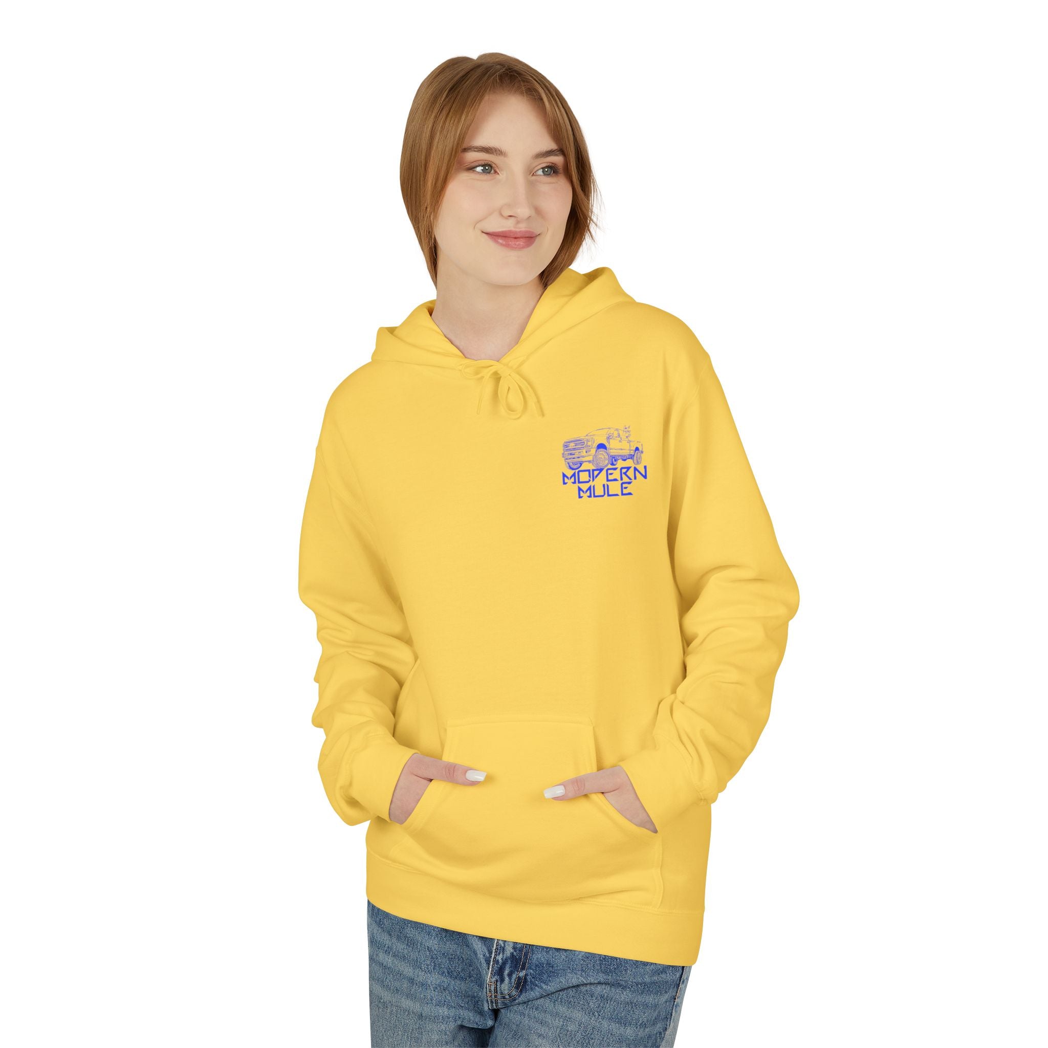Power Stroke Modern Mule Hoodie — Ford Diesel Fan Pullover