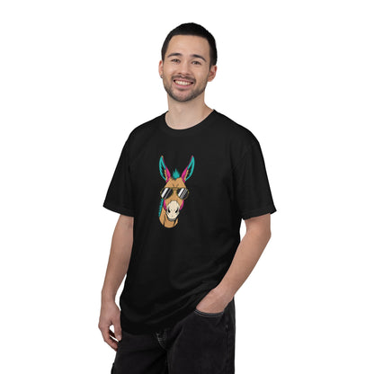 Funny Donkey Head with Glasses T-Shirt