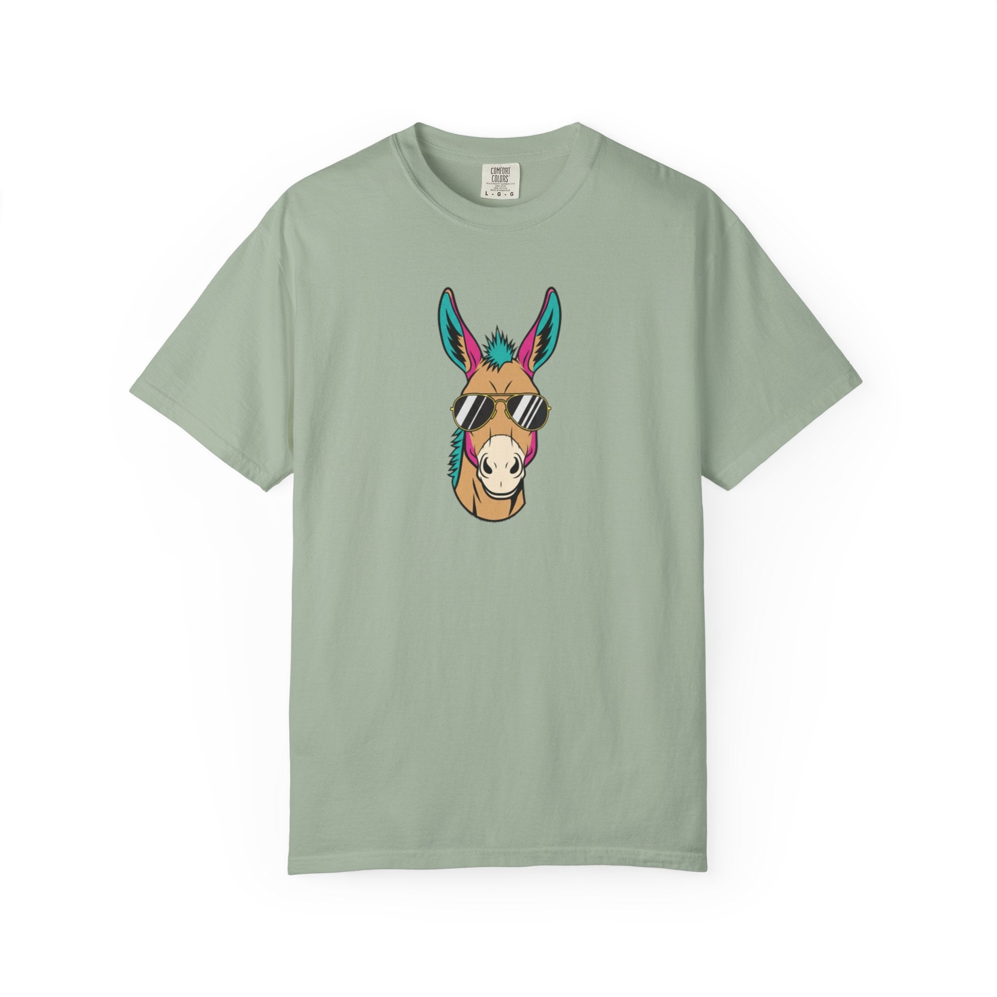 Funny Donkey Head with Glasses T-Shirt