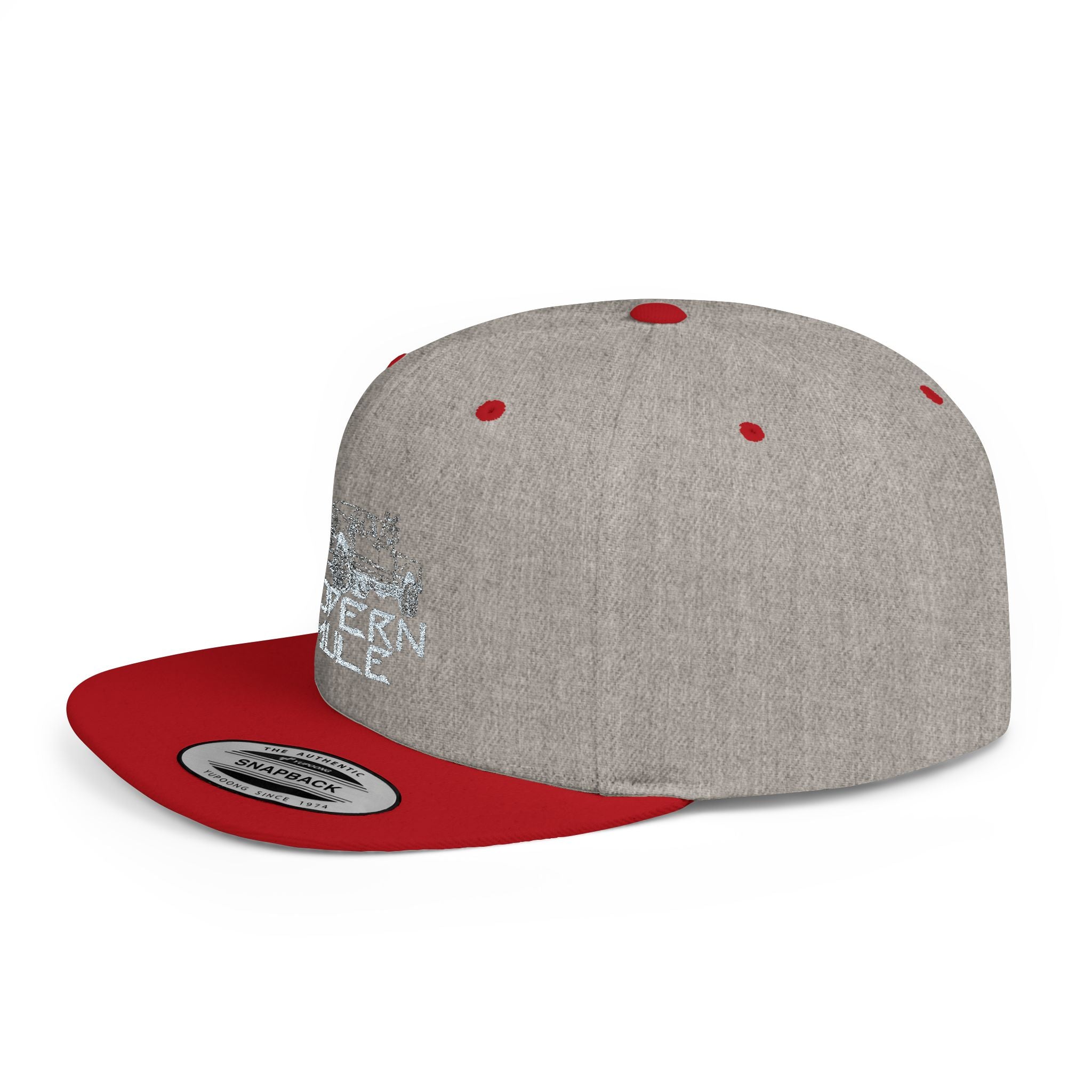 Teal Emblem Ford Diesel Truck Flat Bill Snapback — "Modern Mule"