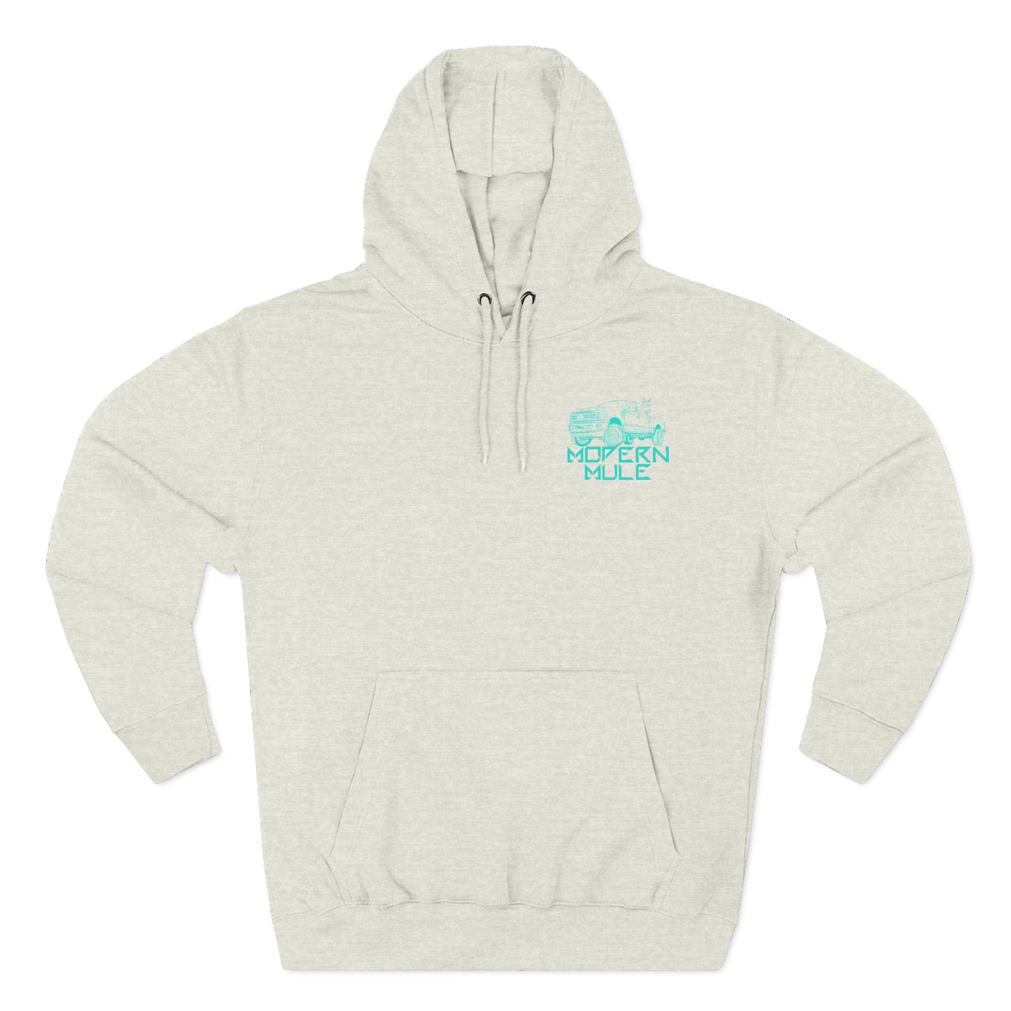 Modern Mule Logo Hoodie — Minimal Graphic Fleece Pullover