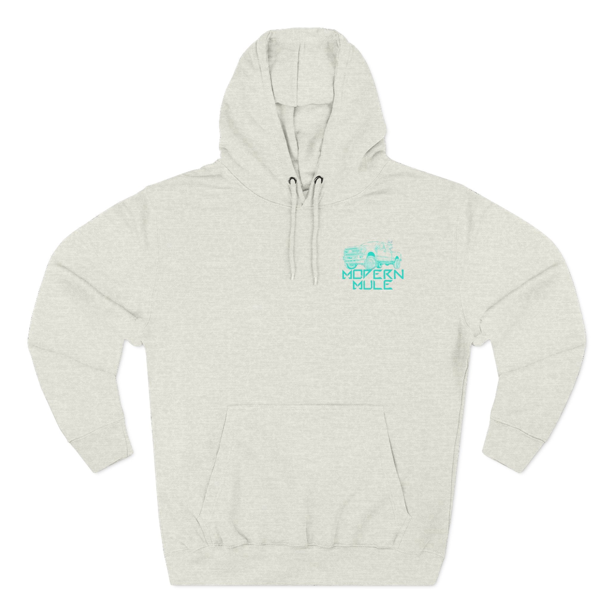 Modern Mule Logo Hoodie — Minimal Graphic Fleece Pullover