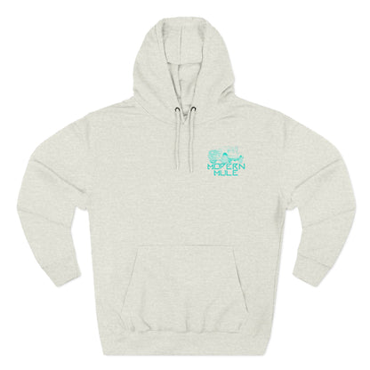 Modern Mule Logo Hoodie — Minimal Graphic Fleece Pullover